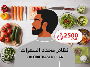 Calorie Based Diet for Males (2500 Kcal)
